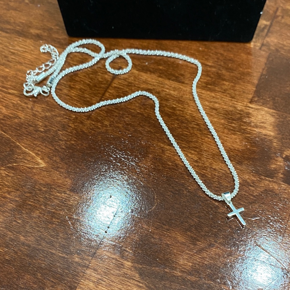 Silver Cross Necklace